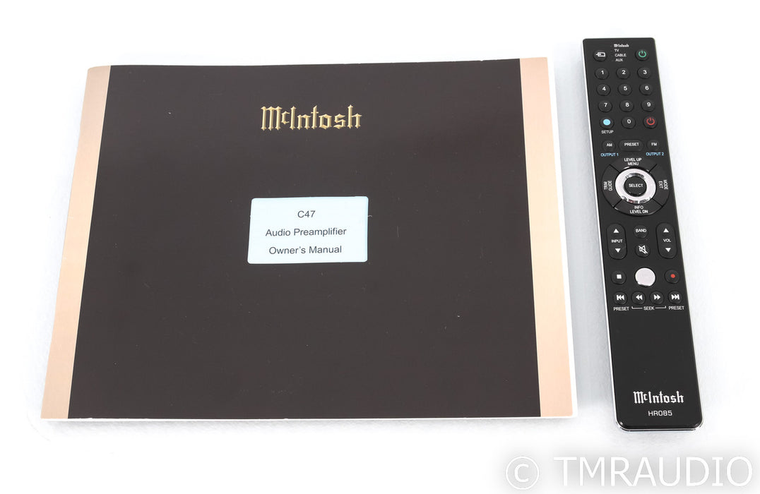 McIntosh C47 Stereo Preamplifier; C-47; Remote; MM / MC Phono