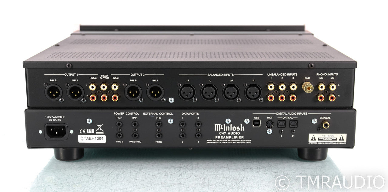 McIntosh C47 Stereo Preamplifier; C-47; Remote; MM / MC Phono