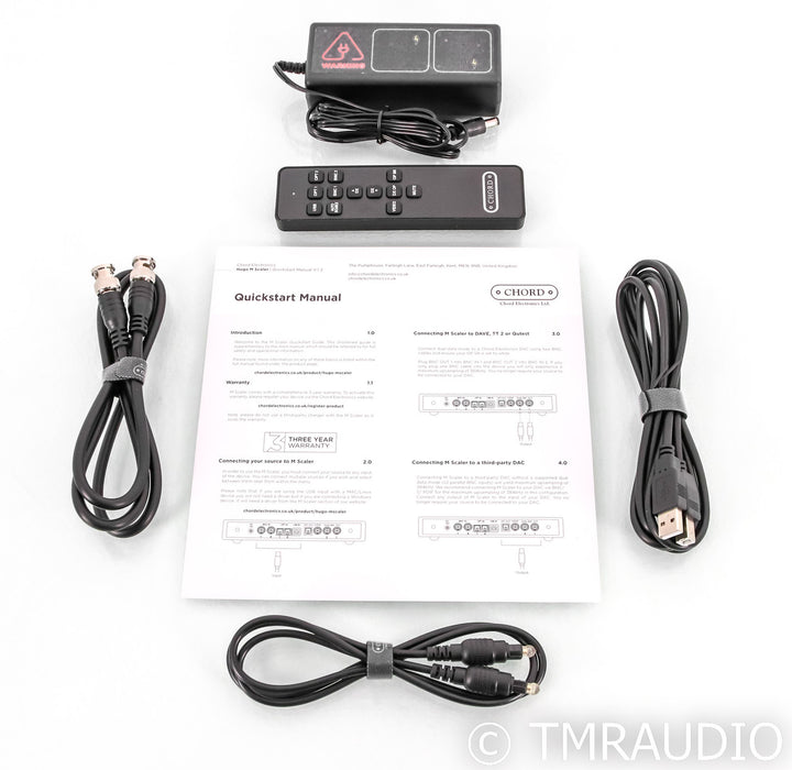 Chord Electronics Hugo M Scaler Digital Upscaler; D/D Converter; Remote; Black