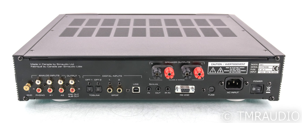 SimAudio Moon Neo 240i Stereo Integrated Amplifier; 240-i; USB; Remote