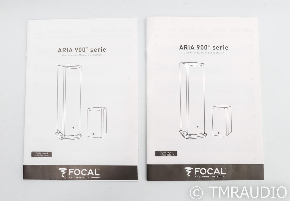Focal Aria 926 Floorstanding Speakers; Prime Walnut Pair