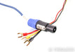 REL Bassline Blue Speakon Subwoofer Cable; 3m Speakon to 3-channel Spades