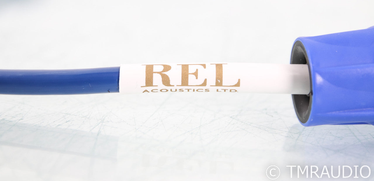 REL Bassline Blue Speakon Subwoofer Cable; 3m; Speakon to Spades