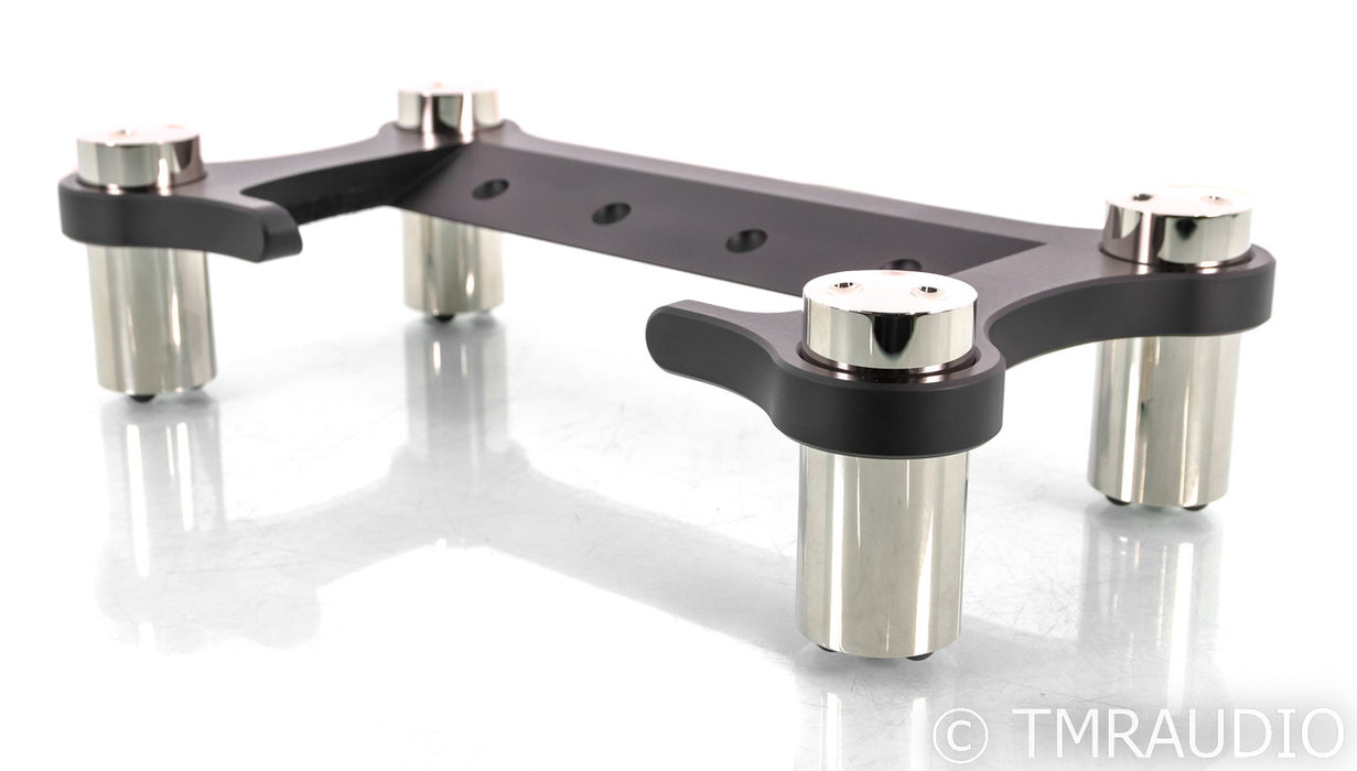 Chord Electronics Choral Ensemble Component Stand System; Black & Nickel; 115mm