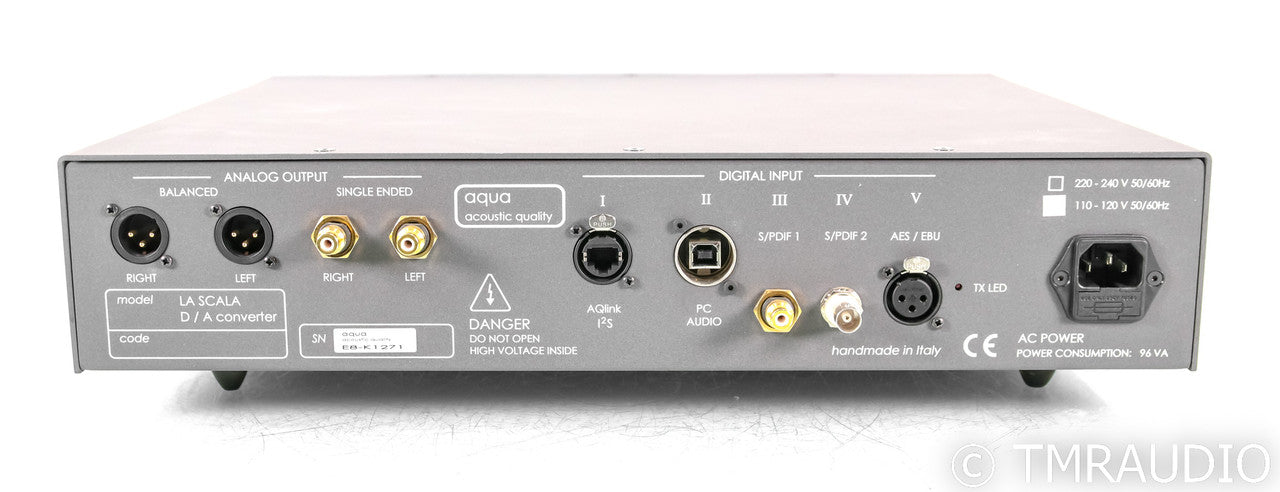 Aqua La Scala Mk II Tube Hybrid DAC; D/A Converter; Silver