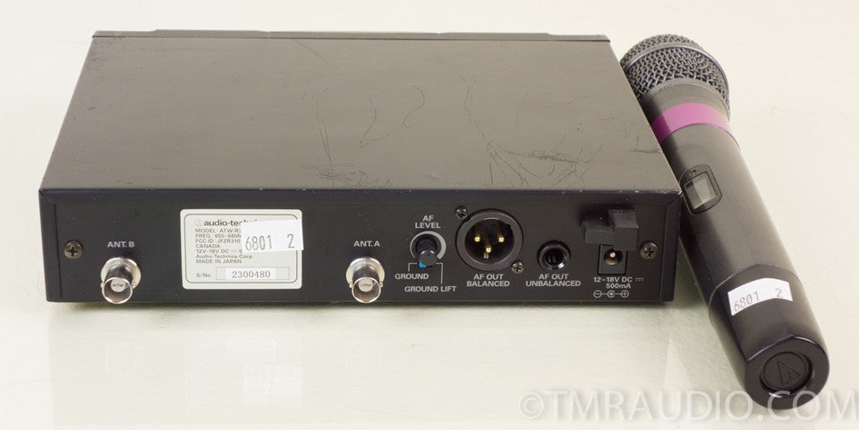 Audio Technica ATW-R310 Wireless Microphone Kit AS-IS