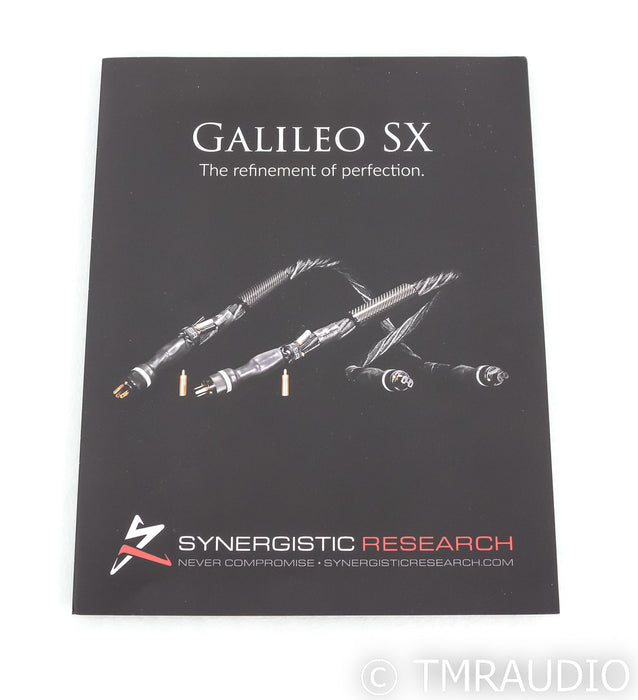 Synergistic Research Galileo SX Speaker Jumpers; 0.5m Set of Four