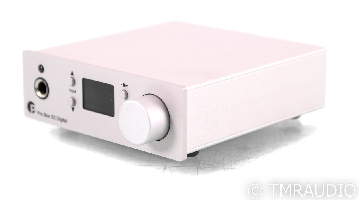 Pro-Ject Audio Pre Box S2 Digital DAC; D/A Converter; Silver; Remote