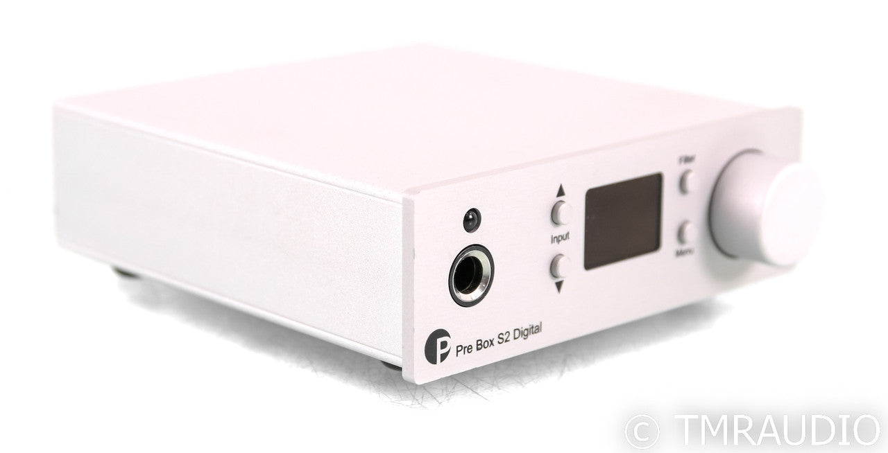 Pro-Ject Audio Pre Box S2 Digital DAC; D/A Converter; Silver; Remote