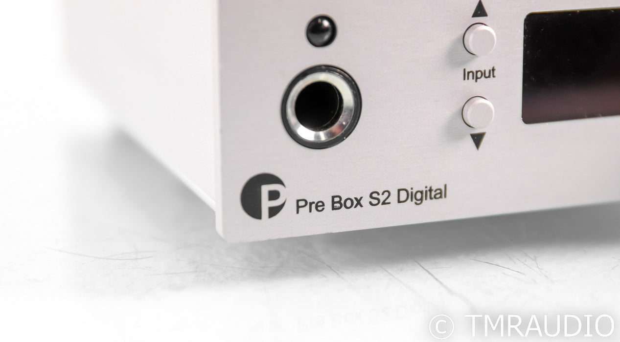 Pro-Ject Audio Pre Box S2 Digital DAC; D/A Converter; Silver; Remote
