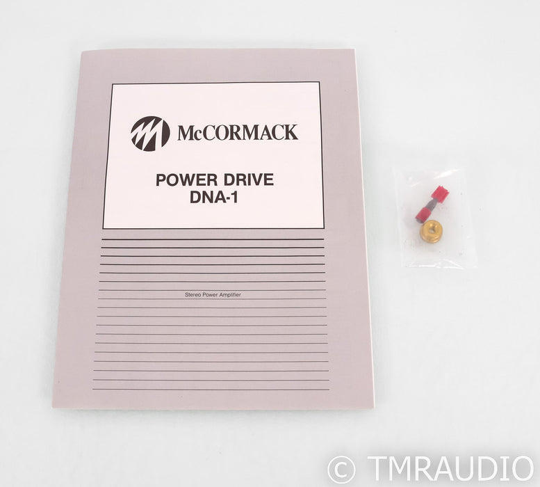 McCormack DNA-1 Stereo Power Amplifier; Black; Deluxe Edition; DNA1