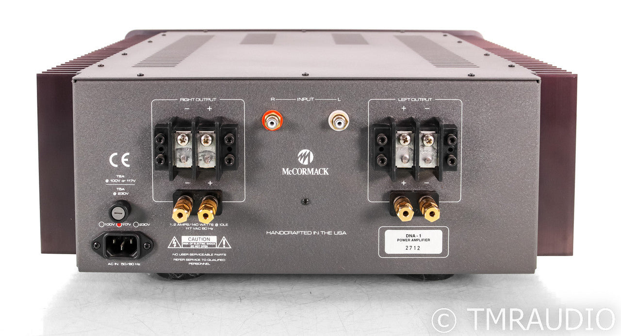 McCormack DNA-1 Stereo Power Amplifier; Black; Deluxe Edition; DNA1