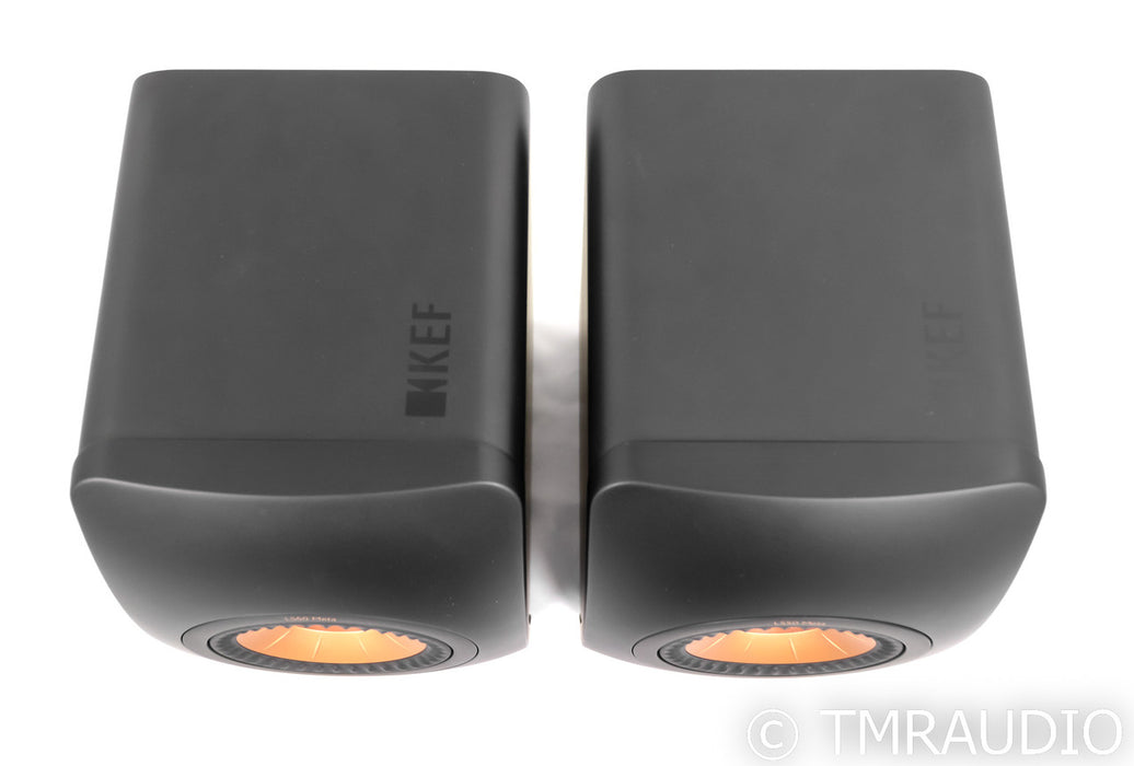 KEF LS50 Meta Bookshelf Speakers; LS-50; Black Pair