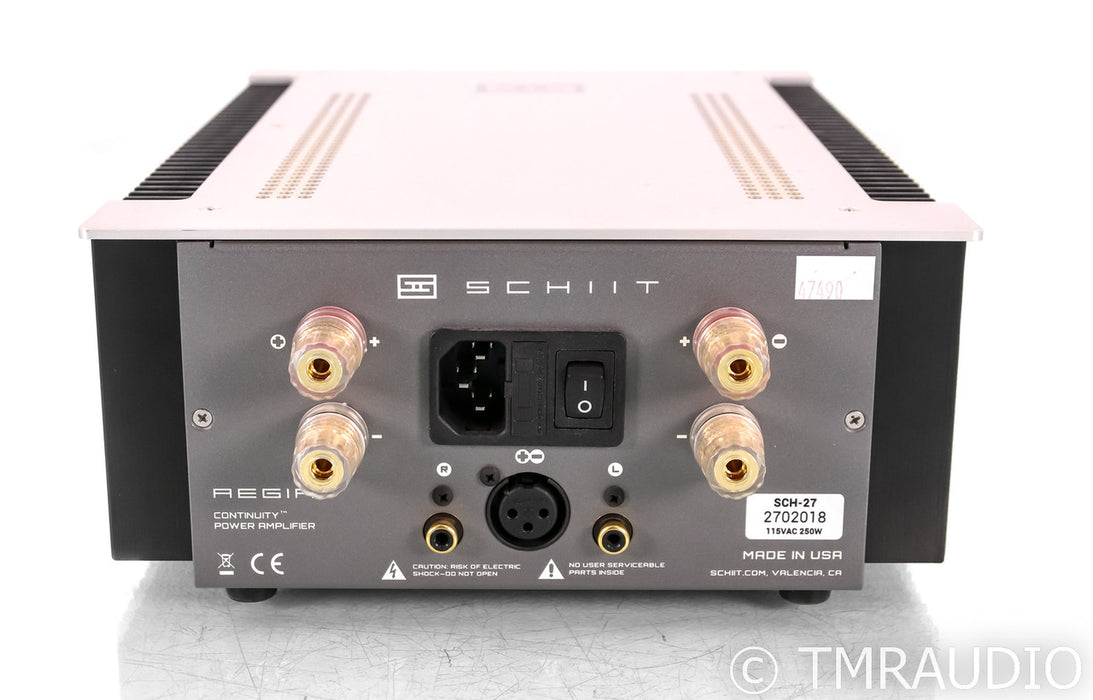 Schiit Aegir Stereo Power Amplifier; Silver