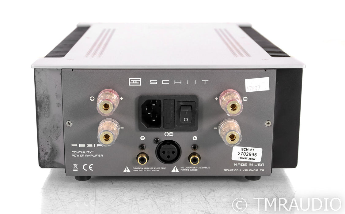 Schiit Aegir Stereo Power Amplifier; Silver