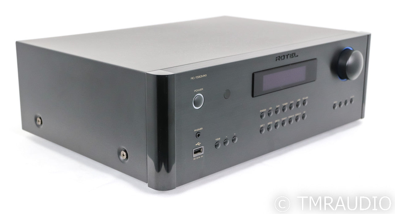 Rotel RC-1590MkII Stereo Preamplifier; Black (Open Box)