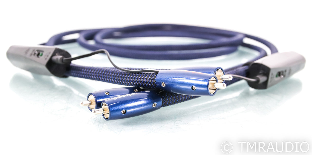 AudioQuest Water RCA Cables; 2m Pair Interconnects; 72v DBS