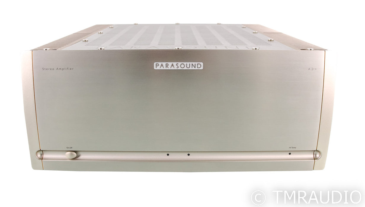 Parasound Halo A21+ Stereo Power Amplifier; A-21+; Silver