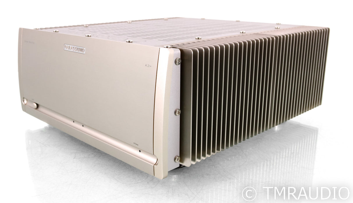 Parasound Halo A21+ Stereo Power Amplifier; A-21+; Silver
