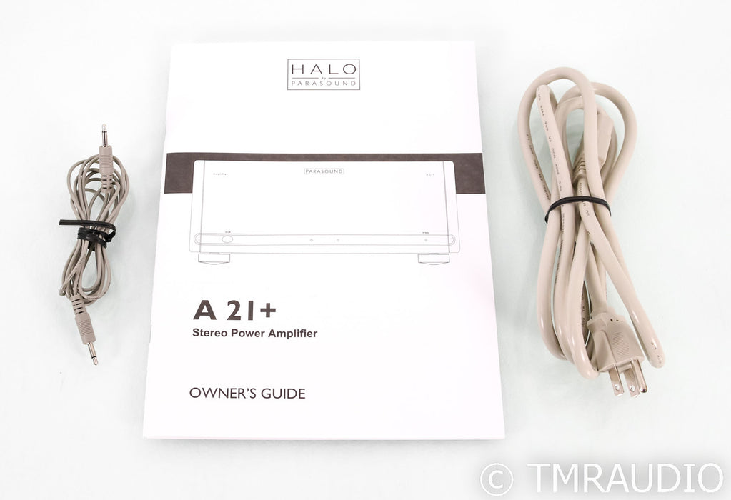 Parasound Halo A21+ Stereo Power Amplifier; A-21+; Silver