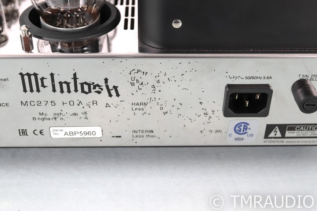 McIntosh MC275 MKVI Stereo Tube Power Amplifier; MC-275 Mark 6