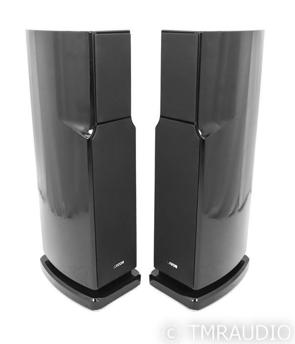 Canton Reference 3K Floorstanding Speakers; Piano Black Pair (Open Box)