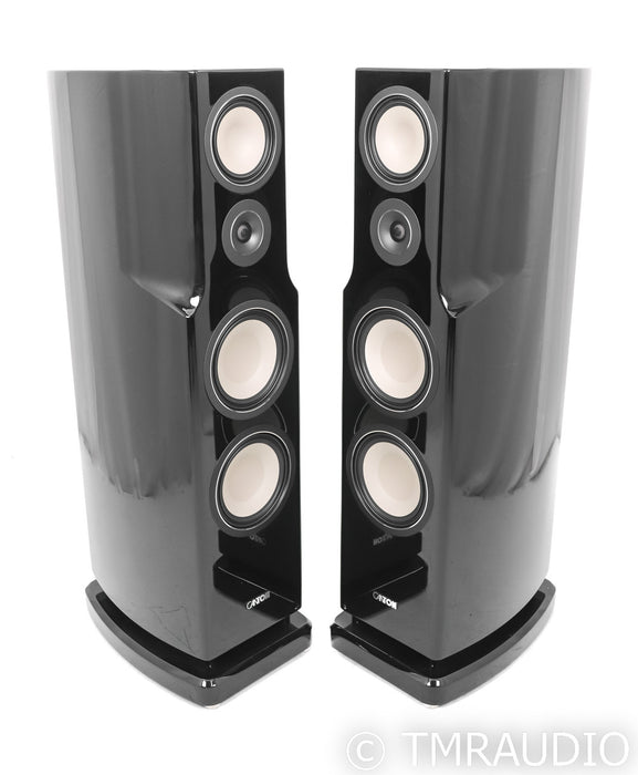 Canton Reference 3K Floorstanding Speakers; Piano Black Pair (Open Box)