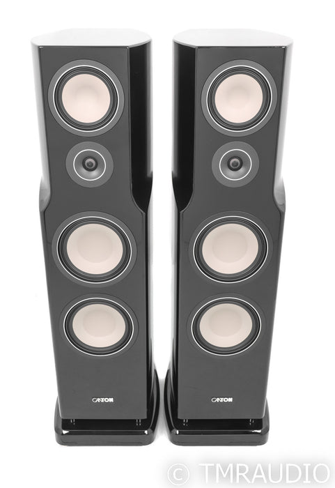 Canton Reference 3K Floorstanding Speakers; Piano Black Pair (Open Box)
