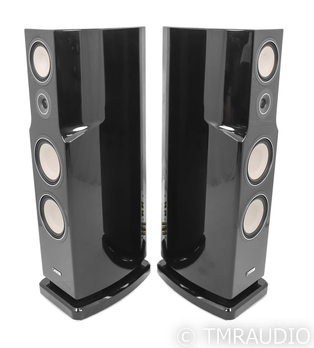 Canton Reference 3K Floorstanding Speakers; Piano Black Pair (Open Box)