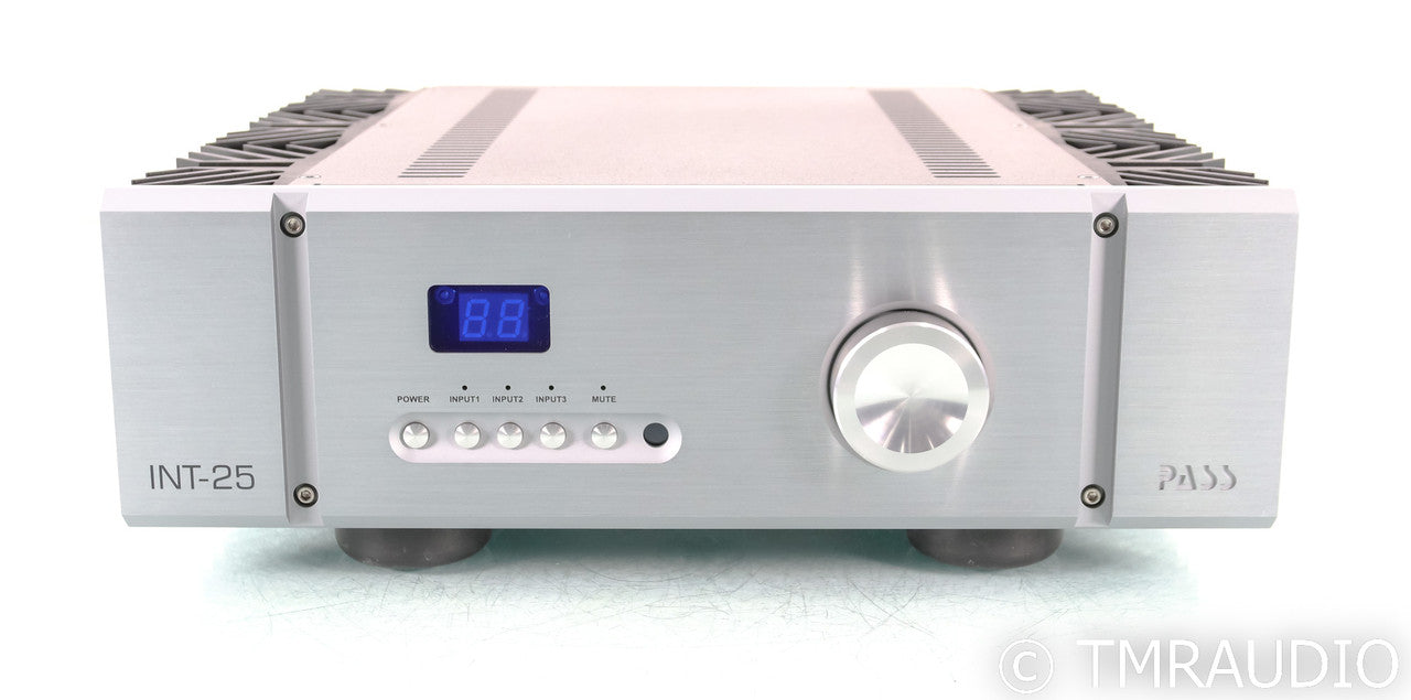 Pass Labs INT-25 Stereo Integrated Amplifier; Silver; Remote