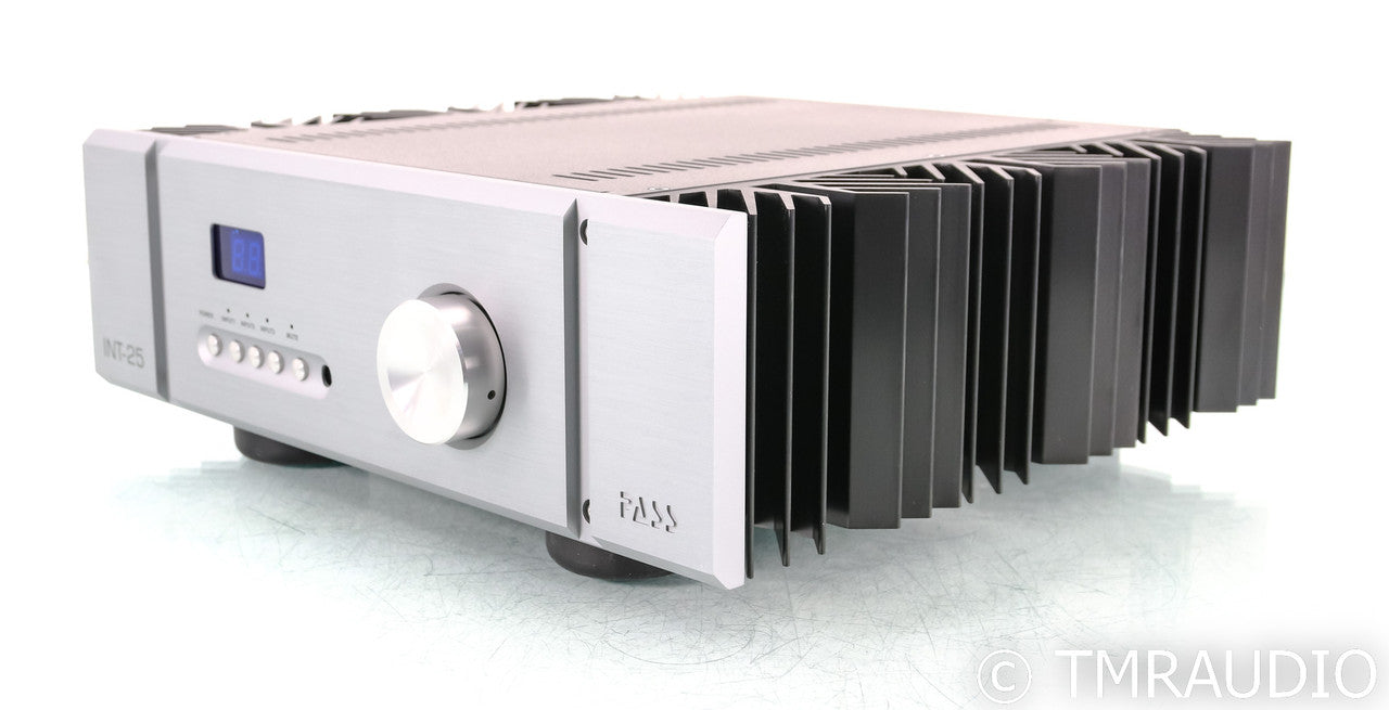 Pass Labs INT-25 Stereo Integrated Amplifier; Silver; Remote