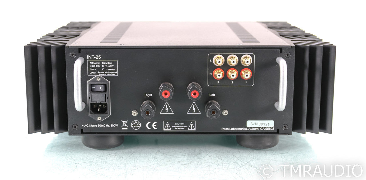Pass Labs INT-25 Stereo Integrated Amplifier; Silver; Remote