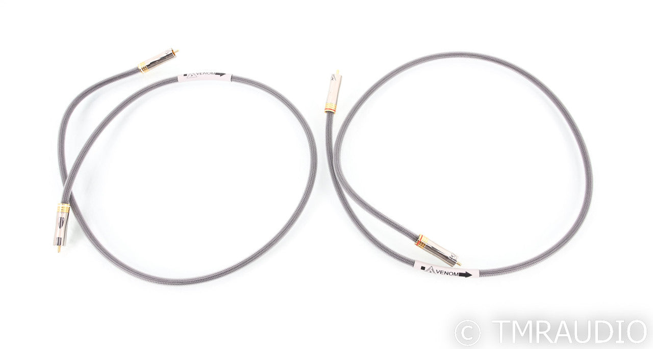 Shunyata Research Venom RCA Cables; 1m Pair Interconnects