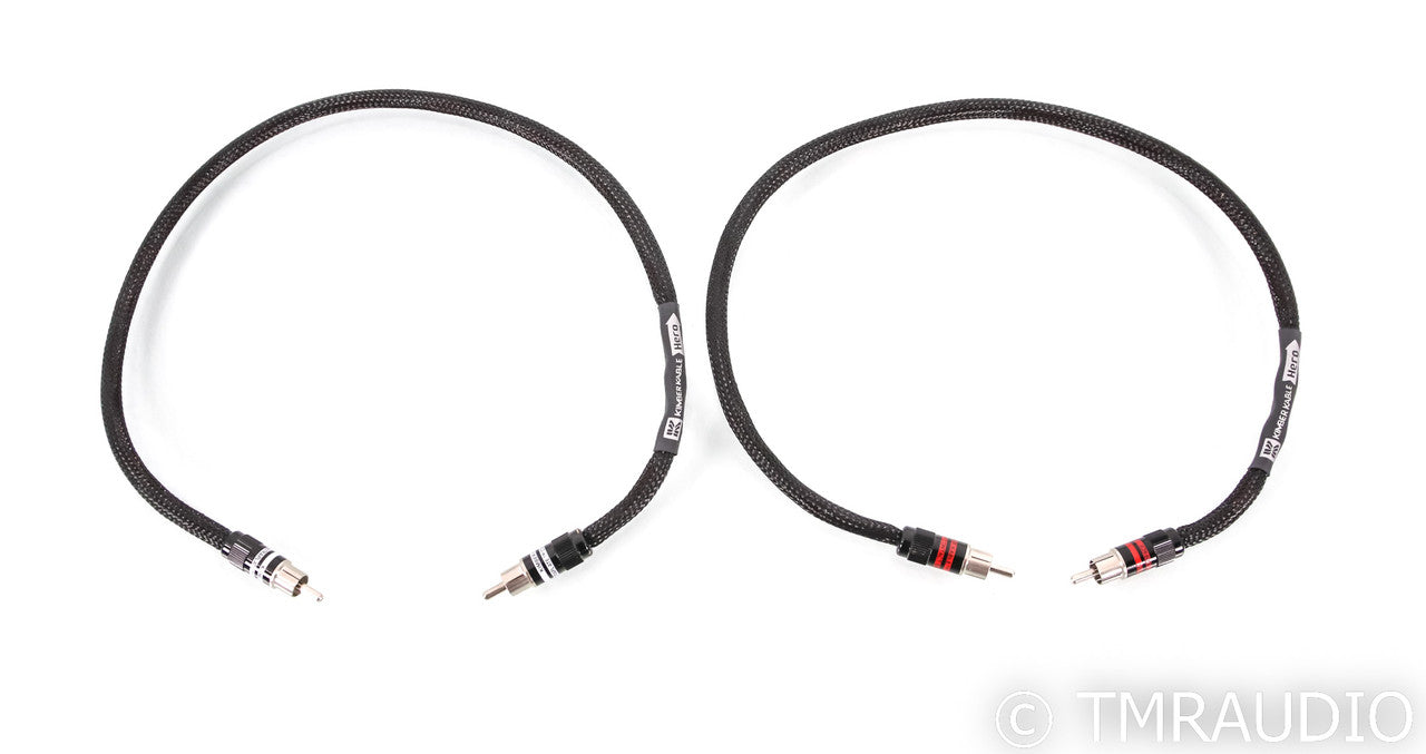 Kimber Kable Hero RCA Cables; 0.5m Pair Interconnects
