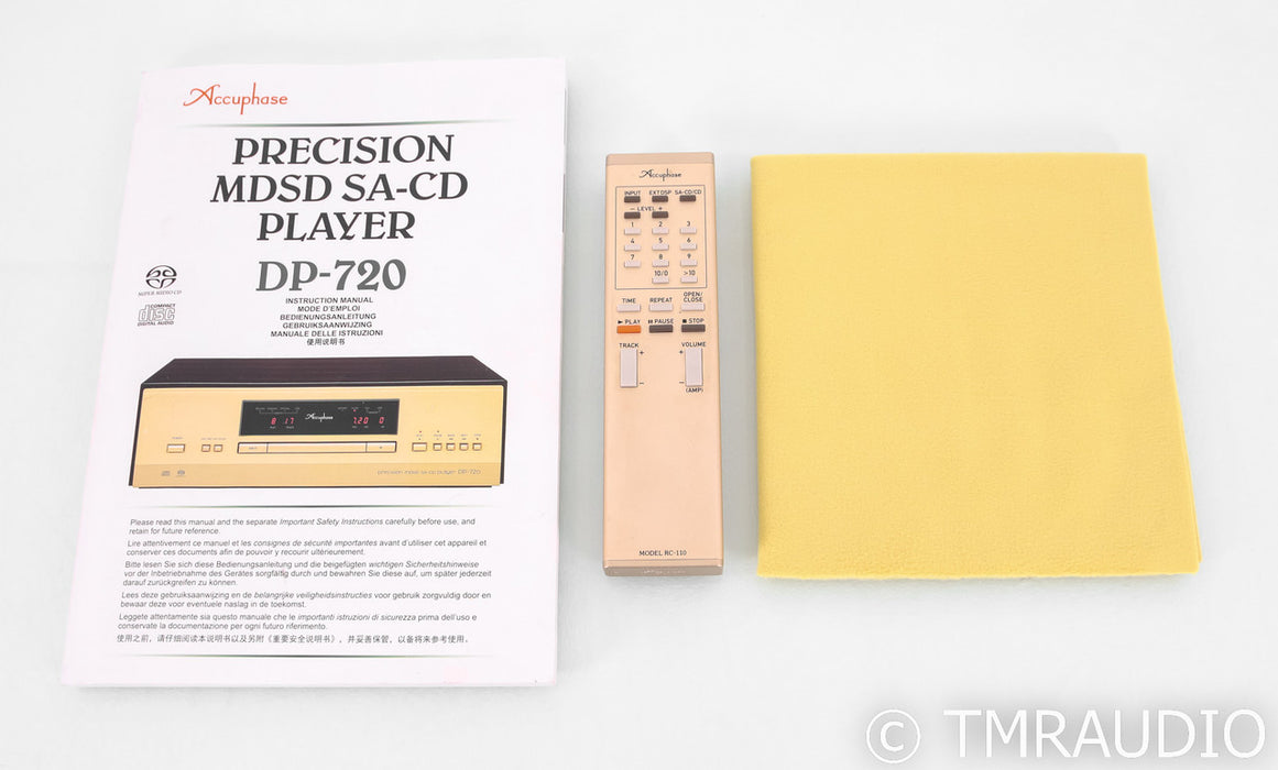 Accuphase DP-720 SACD / CD Player; Remote