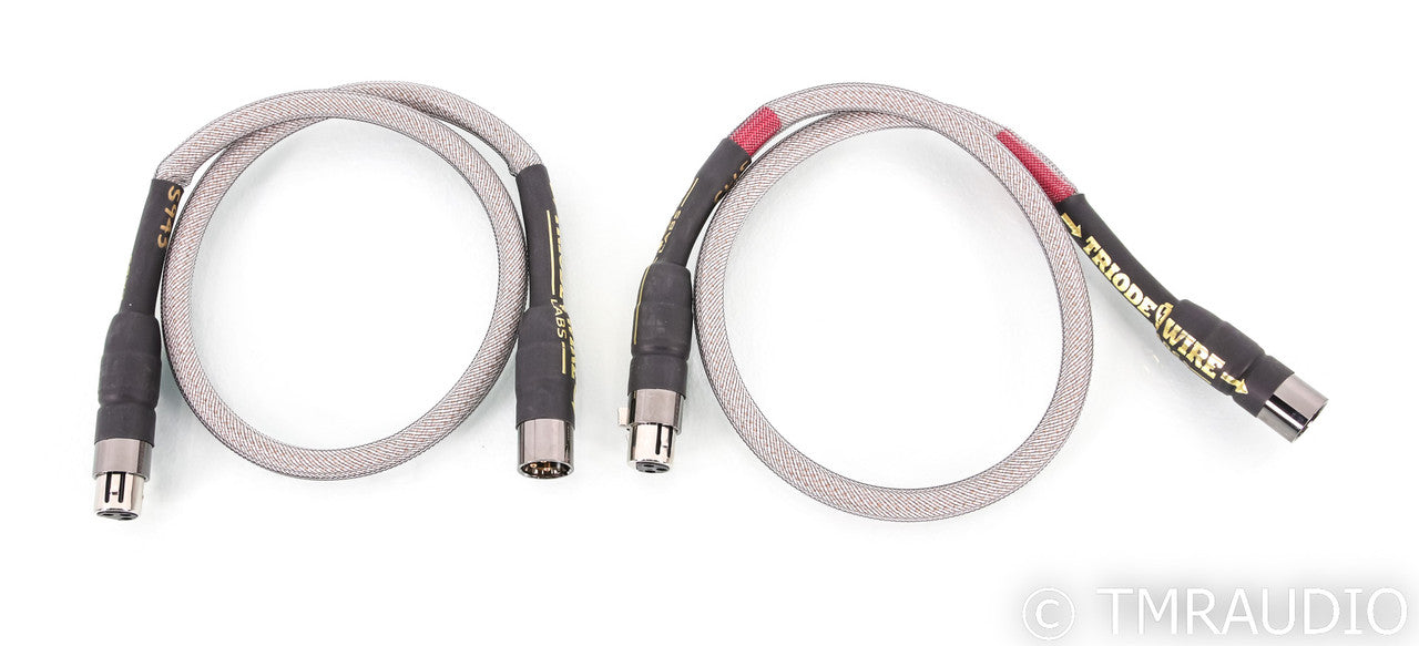 Triode Wire Labs Spirit II XLR Cables; 0.75m Pair Balanced Interconnects