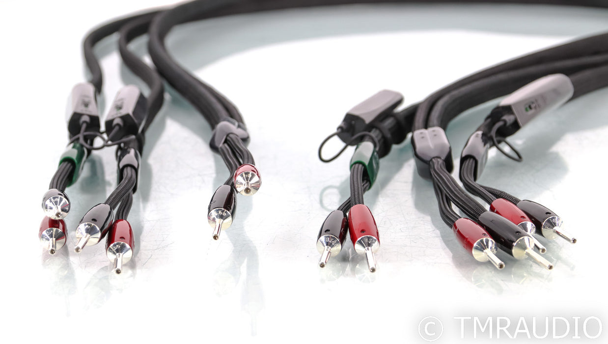 AudioQuest Robin Hood Bi-Wire Speaker Cables; 8ft Pair