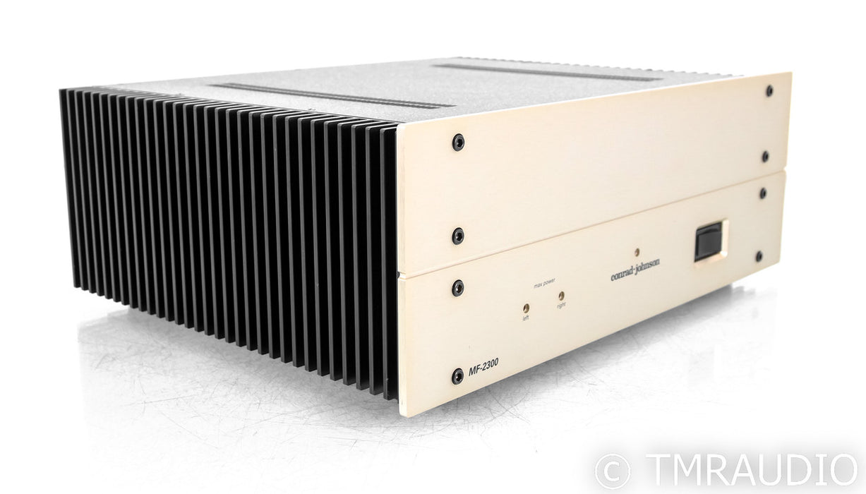 Conrad Johnson MF-2300A Stereo Power Amplifier; MF2300; IEC Mod