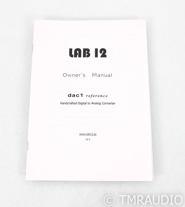 Lab12 dac1 Reference DAC; D/A Converter; Black (Open Box)