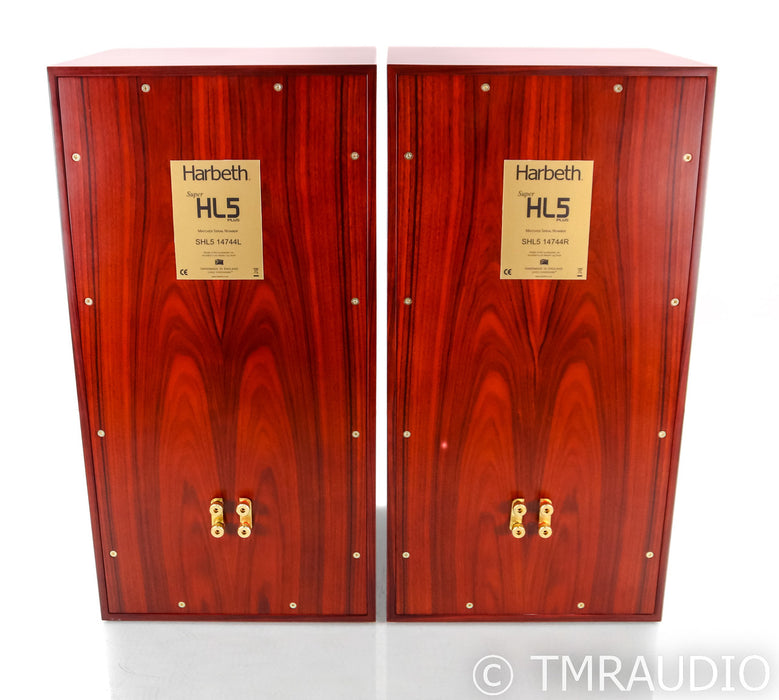 Harbeth Super HL5 Plus Bookshelf Speakers; HL5+; Rosewood Pair