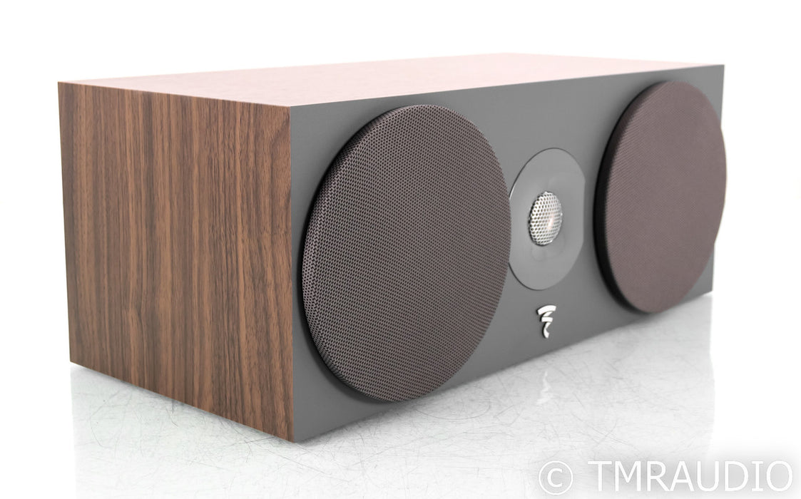 Focal Chora Center Channel Speaker; Dark Wood