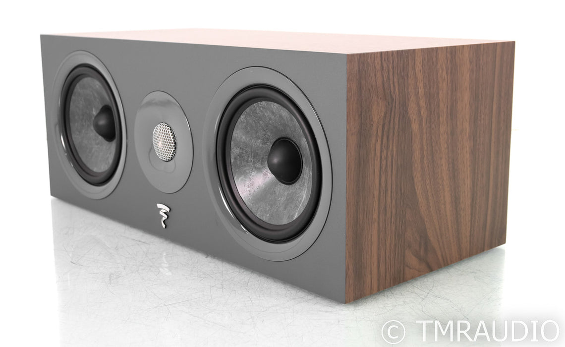 Focal Chora Center Channel Speaker; Dark Wood