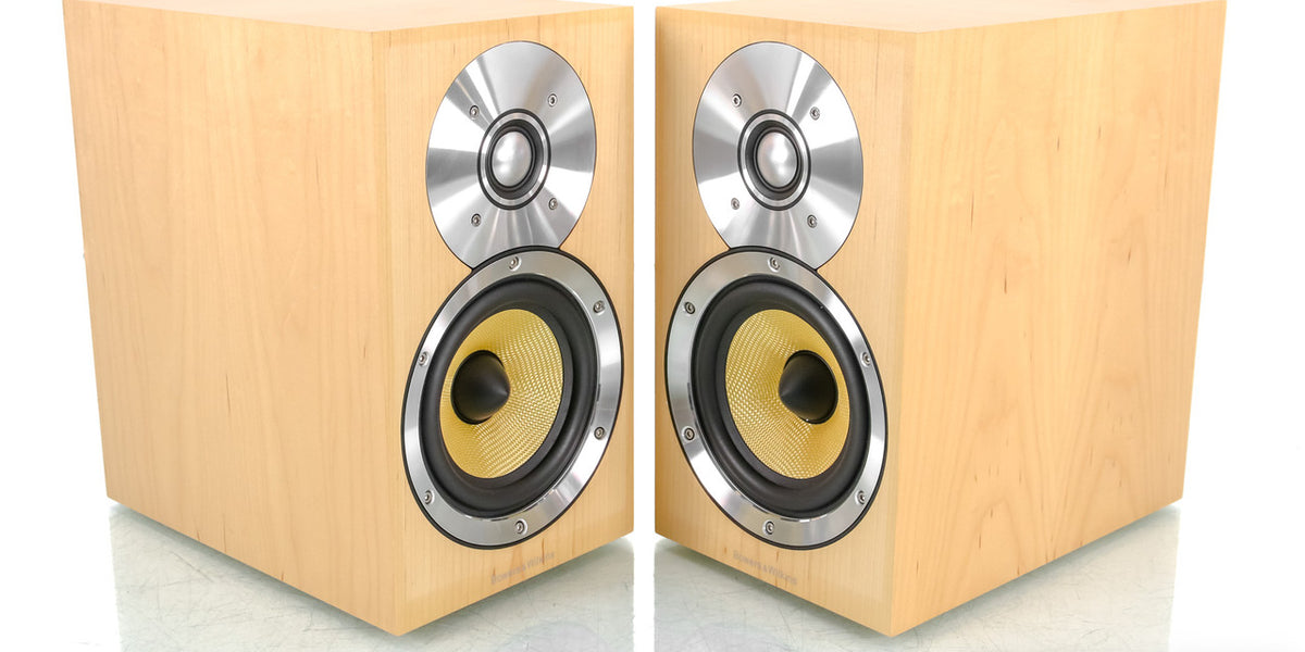 B&W CM1 Bookshelf Speakers; Maple Pair; CM-1 — The Music Room