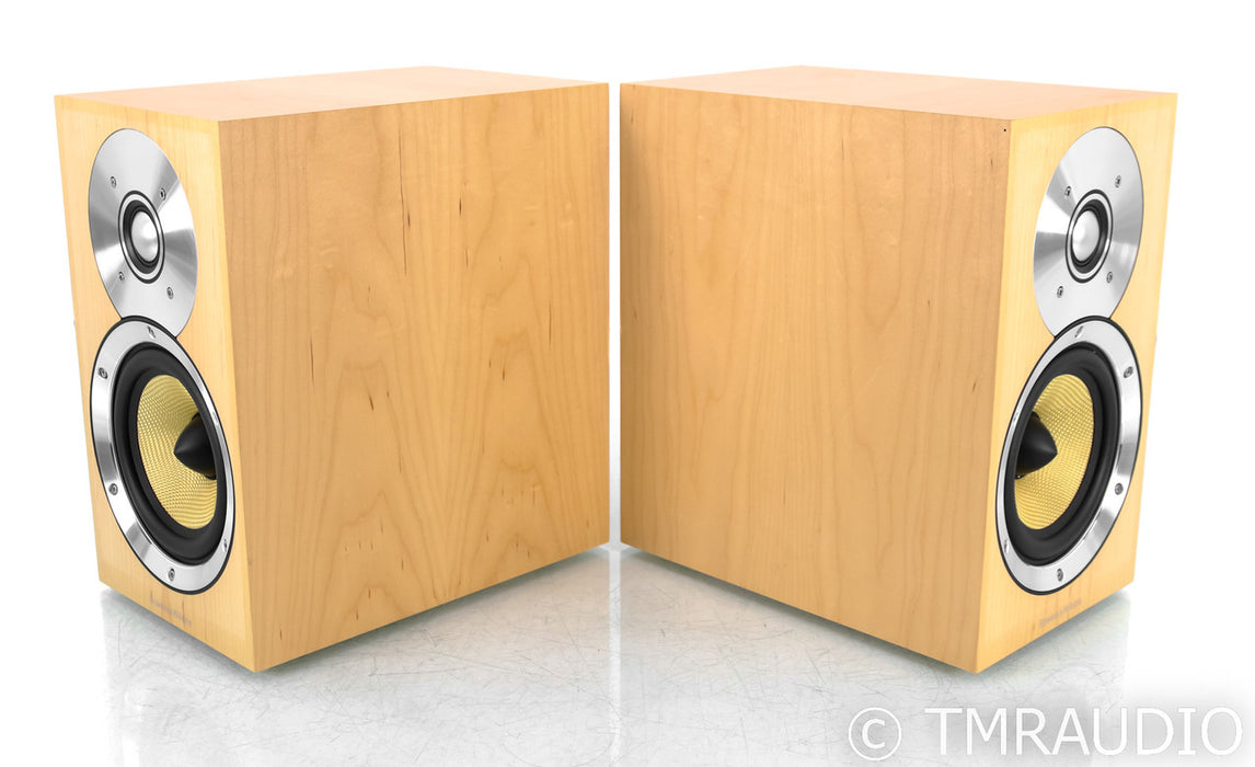 B&W CM1 Bookshelf Speakers; Maple Pair; CM-1