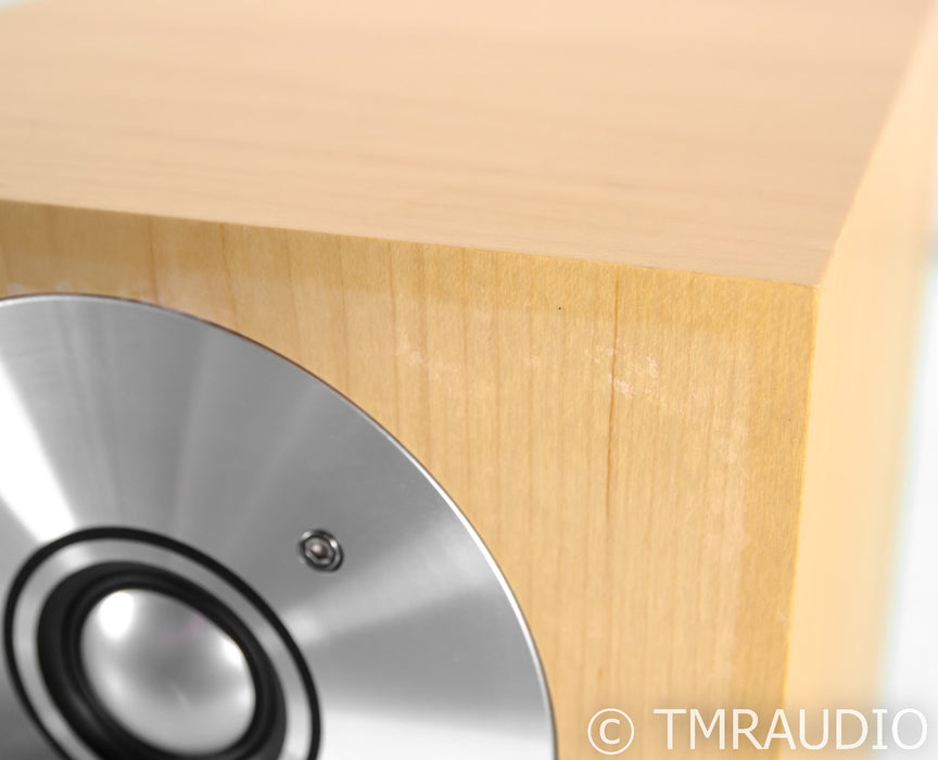 B&W CM1 Bookshelf Speakers; Maple Pair; CM-1