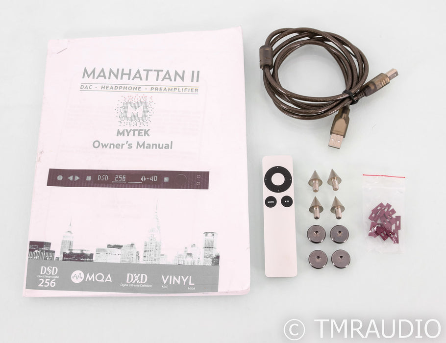 Mytek Manhattan II Stereo Preamplifier / DAC; Remote; Black