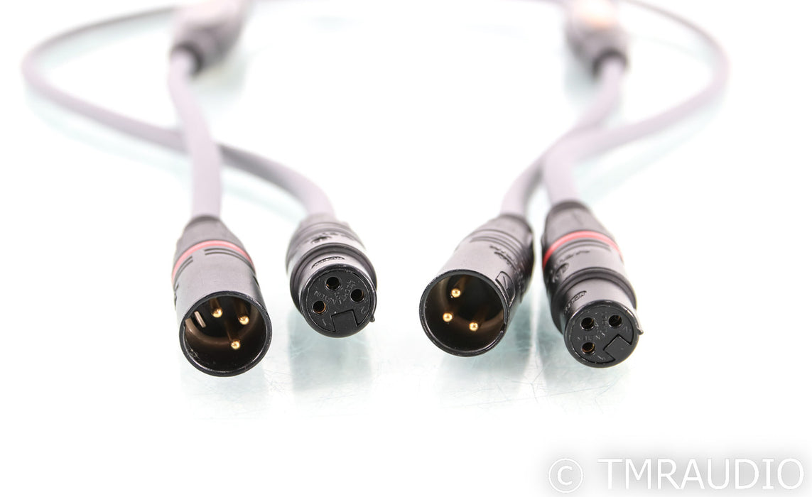 Transparent Audio Musiclink Plus XLR Cables; 1m Pair Balanced Interconnects; MM2