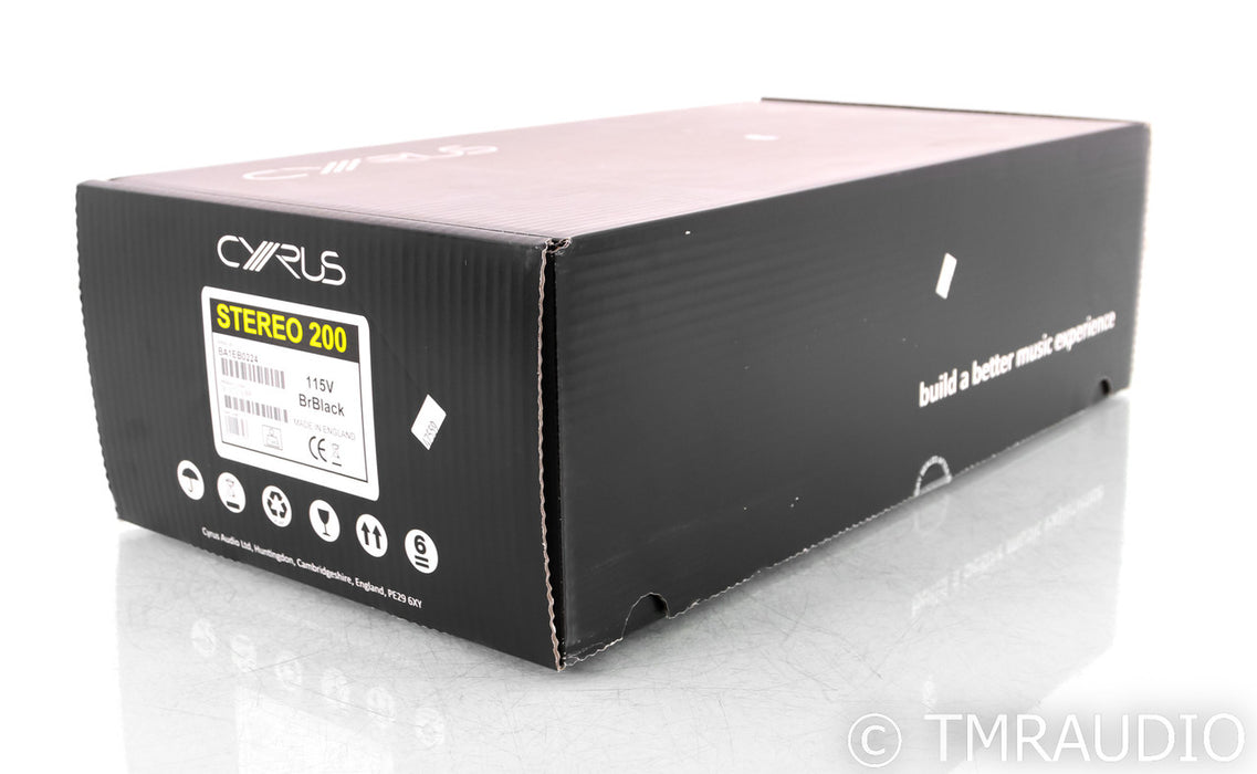 Cyrus Stereo 200 Stereo Power Amplifier; Black (Closeout)
