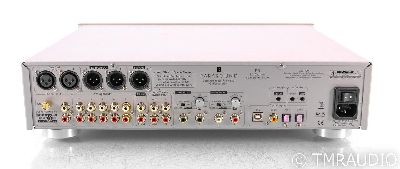 Parasound Halo P6 2.1 Channel Preamplifier