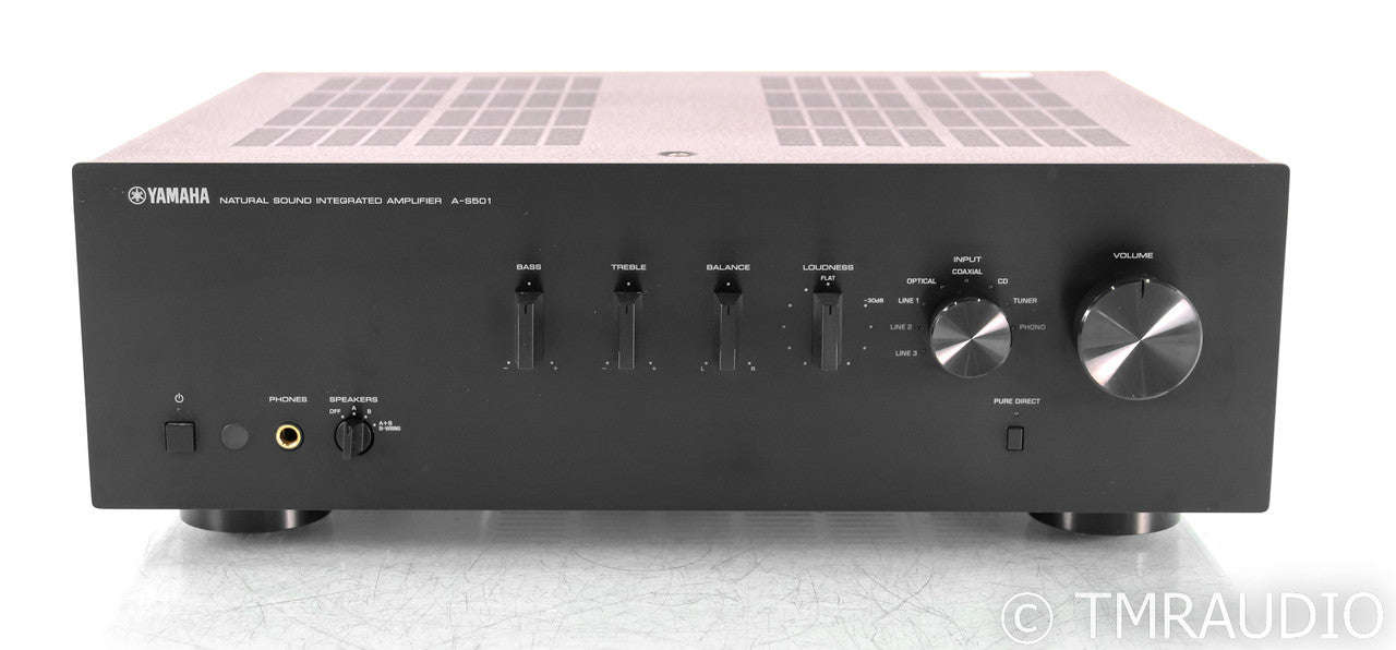 Yamaha A-S501 Two Channel Integrated Amplifier; AS501; Remote; MM Phono